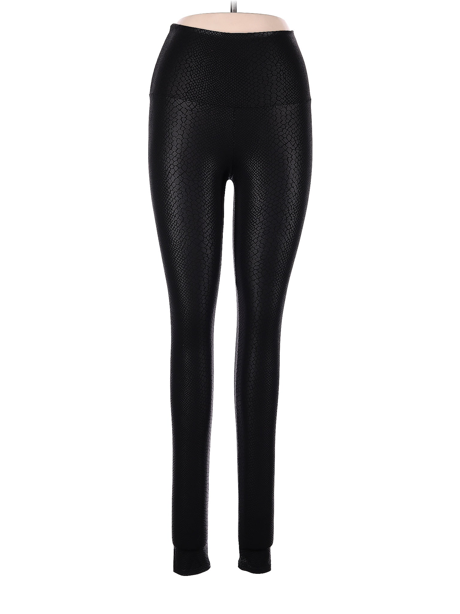 Cherish Black Faux Leather Pants Size M 37 off thredUP