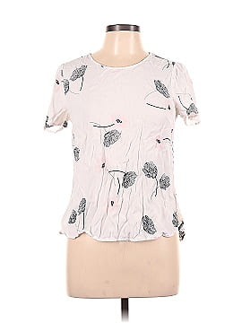 Pale Sky Short Sleeve Blouse (view 1)