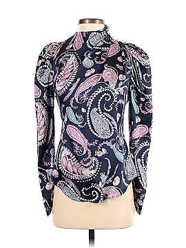Thurley Long Sleeve Silk Top (view 1)
