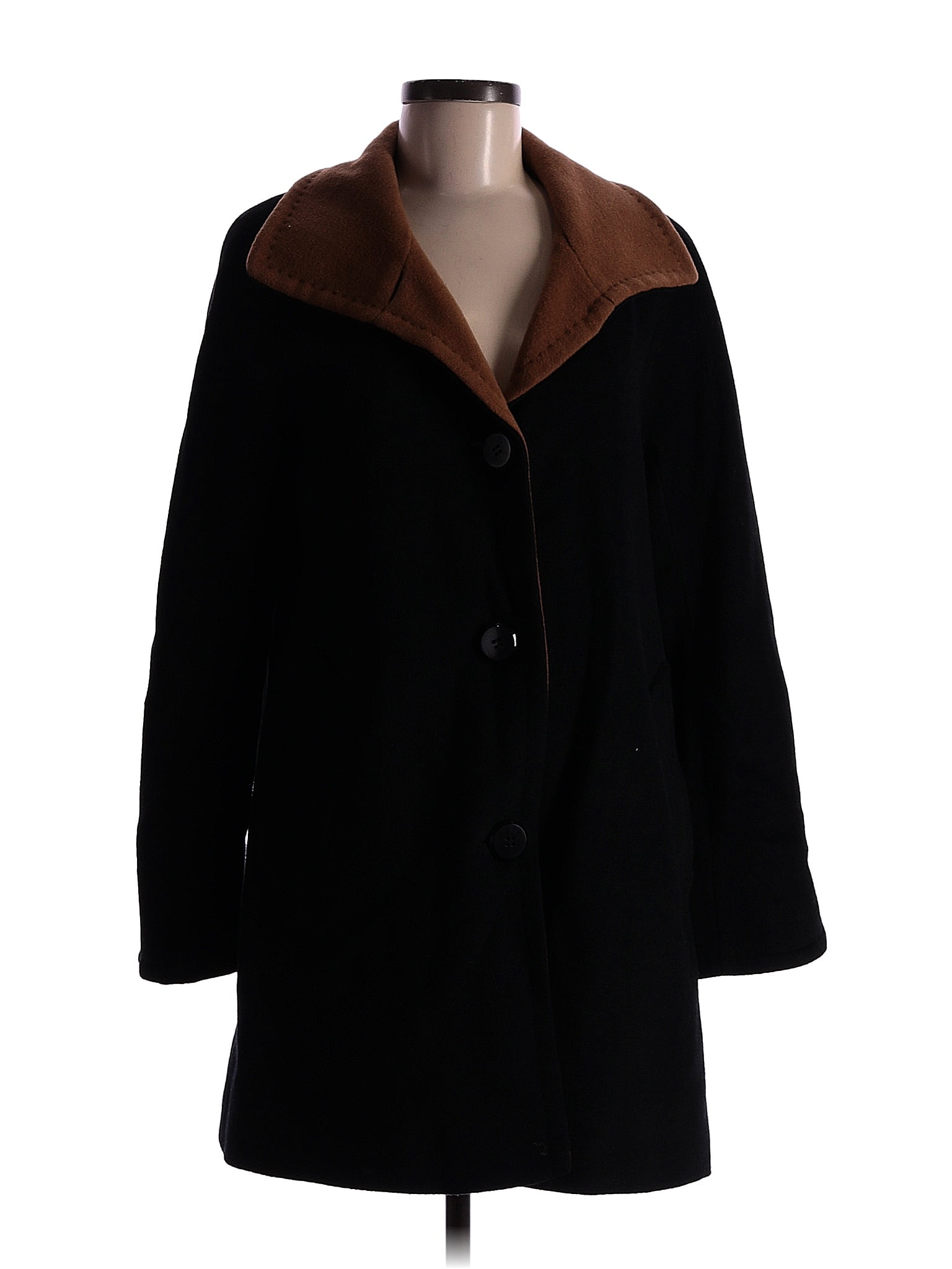 Ellen Tracy Black Wool Coat Size 6 - 73% off | thredUP