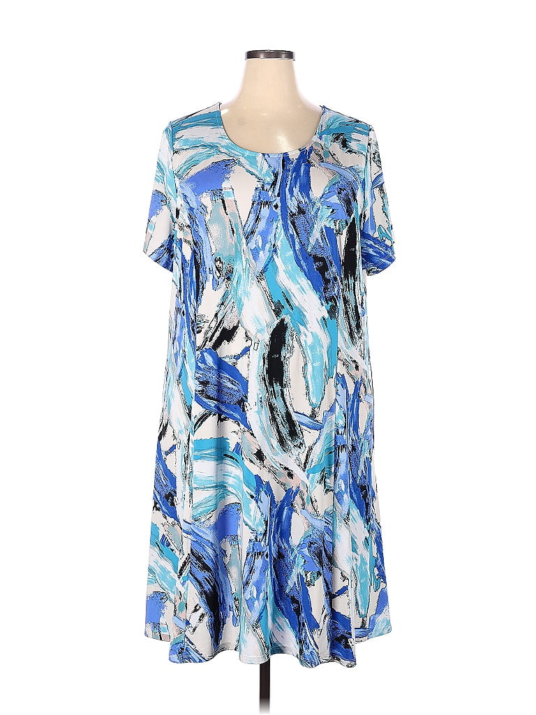 Avenue Blue Casual Dress Size 26 - 28 Plus (Plus) - 75% off | thredUP