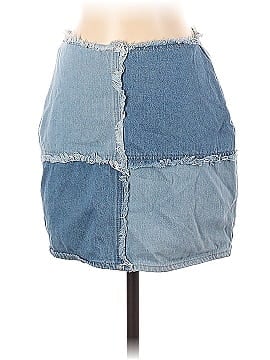 Blue Blush Denim Skirt (view 1)