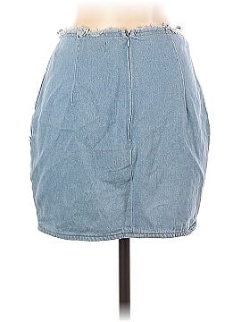 Blue Blush Denim Skirt (view 2)