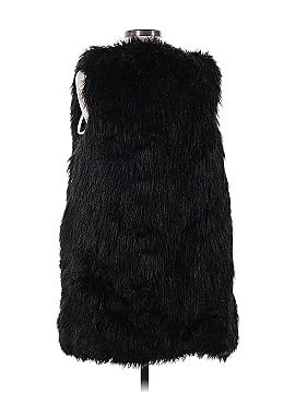 Zara Basic Faux Fur Vest (view 2)