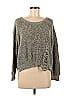 Lovemarks 100% Cotton Marled Gray Pullover Sweater Size M - photo 1