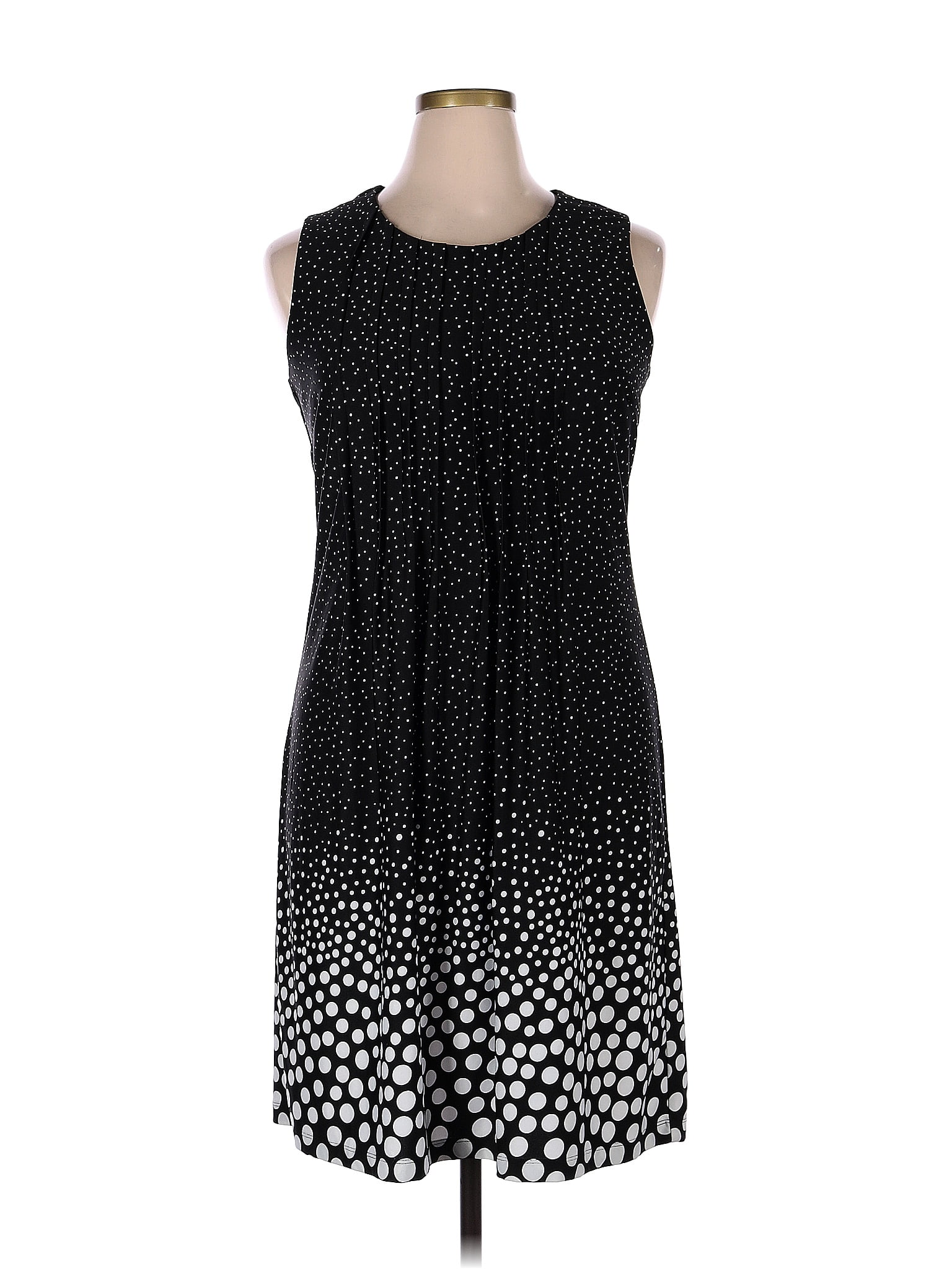 North Style Polka Dots Black Casual Dress Size 14 - 64% off | thredUP