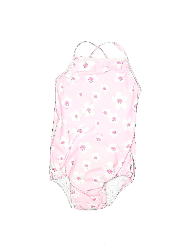 Green Sprouts 100% Polyester Polka Dots Pink One Piece Swimsuit Size 3T ...