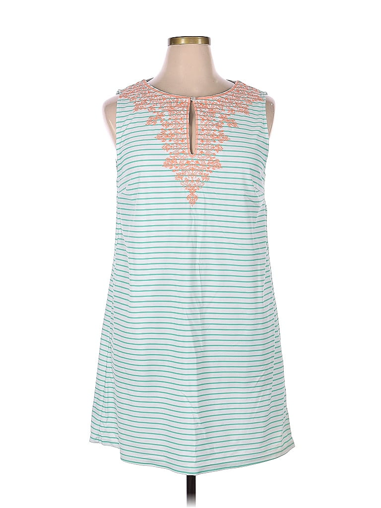 Cabana Life X Talbots Stripes Blue Casual Dress Size XL - 76% off | thredUP