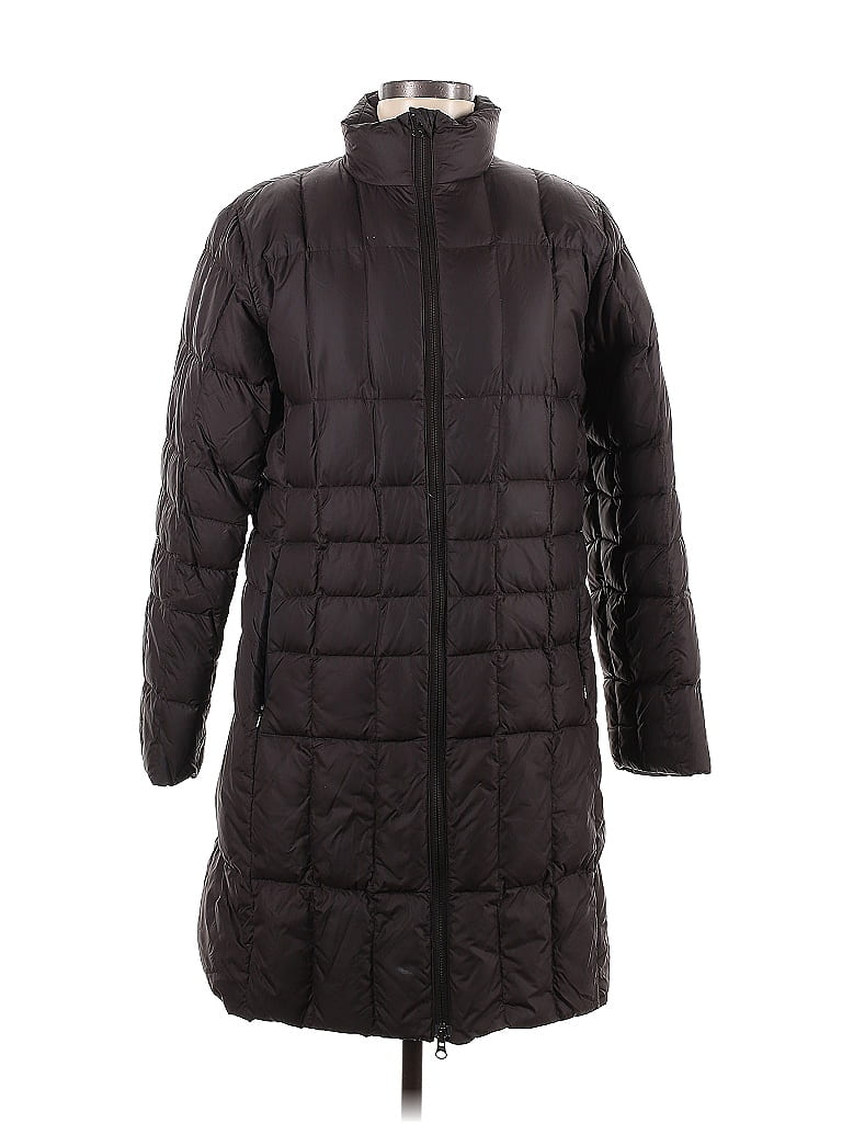 Lands' End 100% Nylon Solid Black Coat Size 6 - 69% off | ThredUp