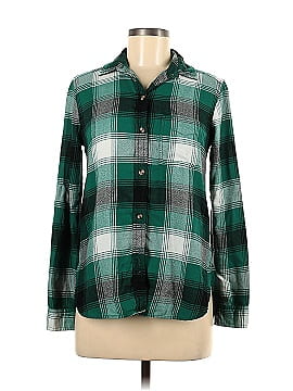 American Eagle Outfitters Long Sleeve Button-Down Shirt (view 1)