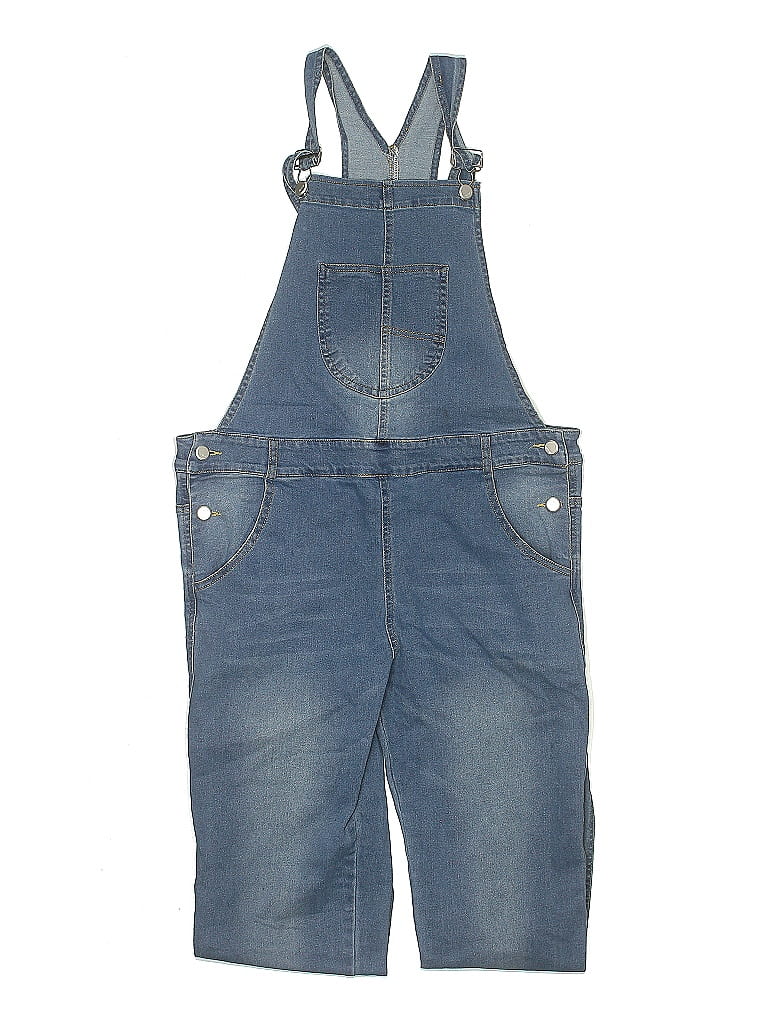 Assorted Brands Solid Blue Overalls Size 13 14 52 off thredUP