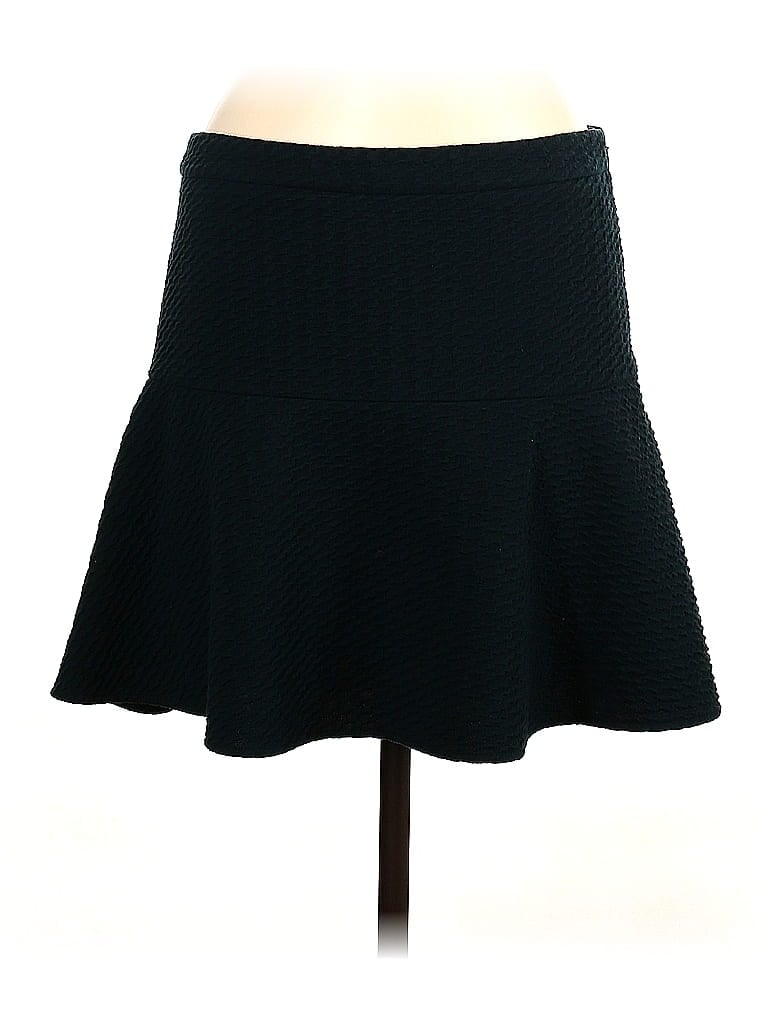 Ann Taylor LOFT Solid Green Black Casual Skirt Size M - 68% off | thredUP
