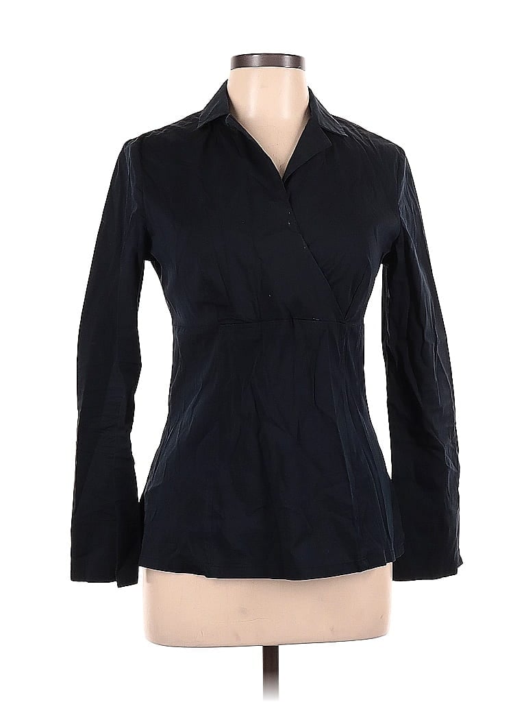 Devan Black Long Sleeve Blouse Size 6 - photo 1