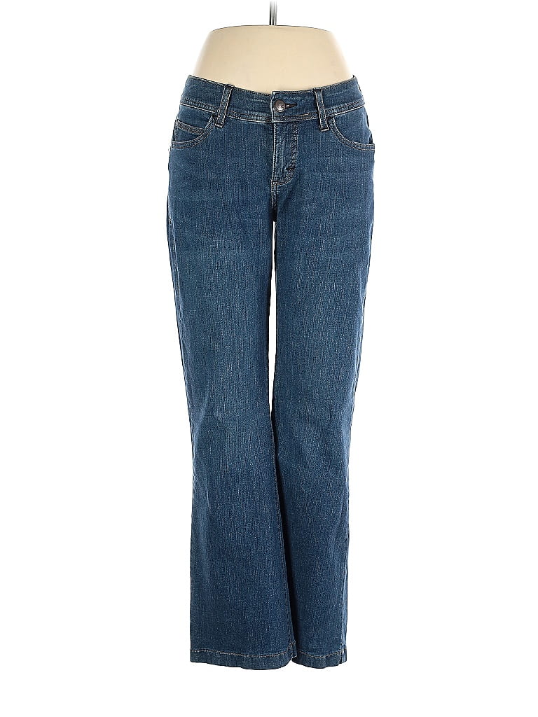 Lee Solid Blue Jeans Size 8 - 54% off | thredUP