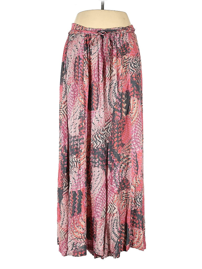 Free People 100% Viscose Multi Color Pink Casual Pants Size M - 58% off ...