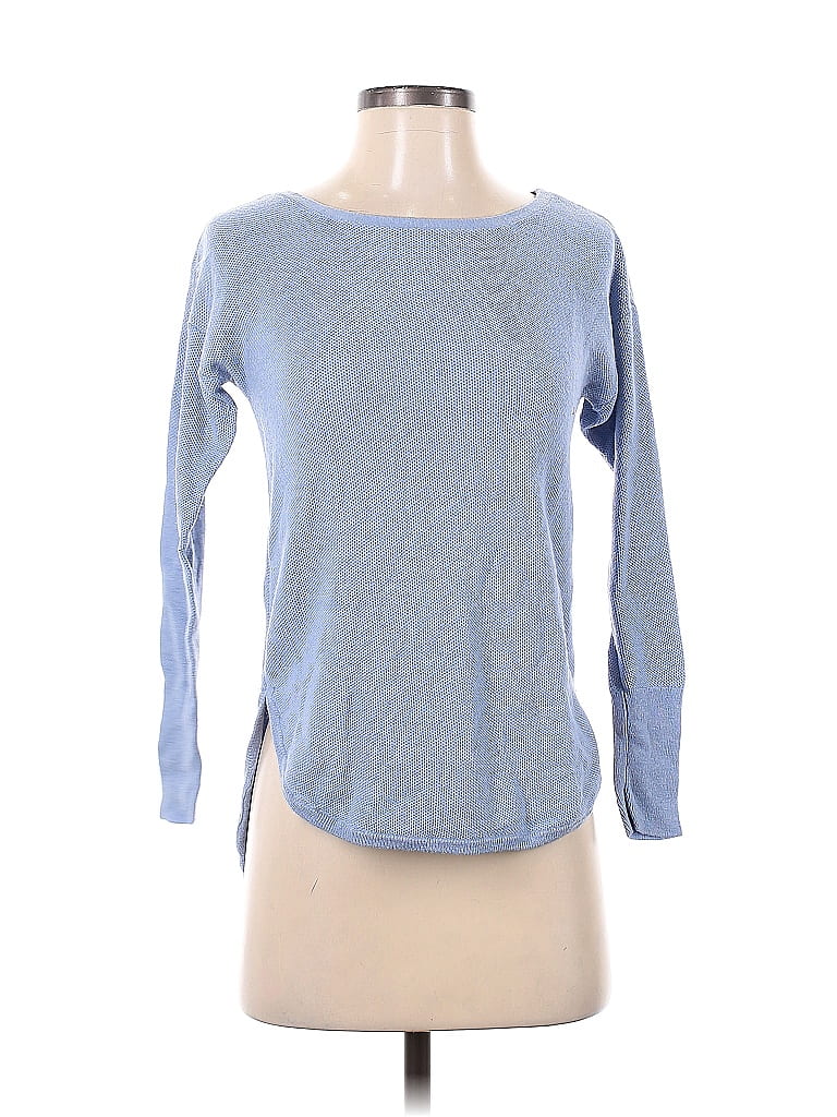 Banana Republic Color Block Blue Pullover Sweater Size XS - 70% off ...