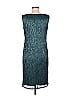 R&M Richards Marled Tweed Teal Cocktail Dress Size 8 - photo 2