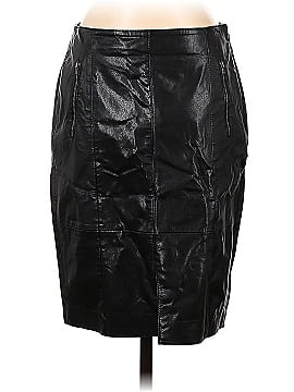 Halogen Faux Leather Skirt (view 1)