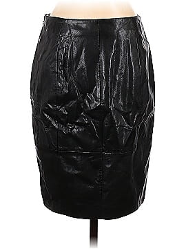 Halogen Faux Leather Skirt (view 2)