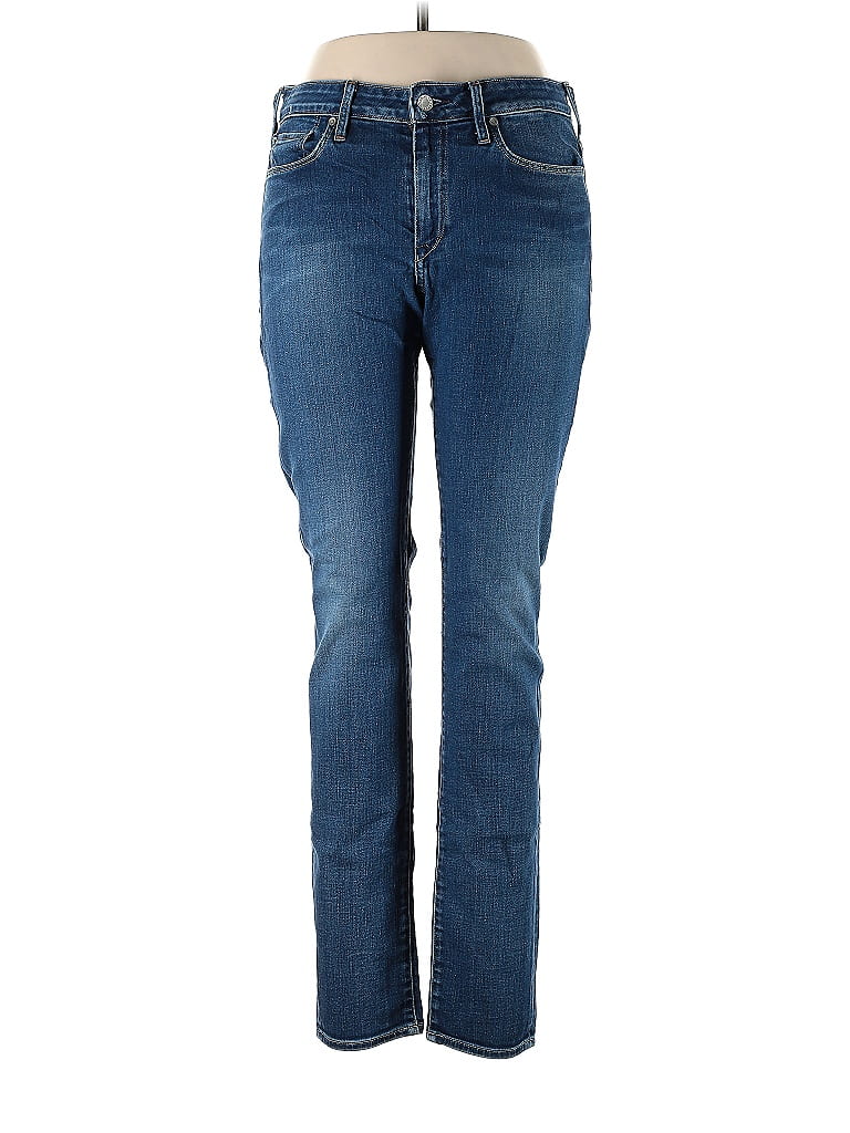 Levi's Solid Blue Jeans 32 Waist - 60% off | thredUP