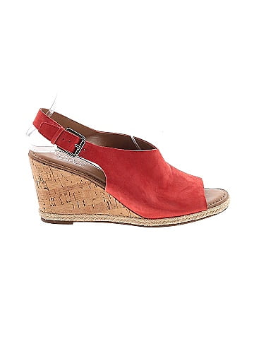 Franco sarto hot sale red wedges