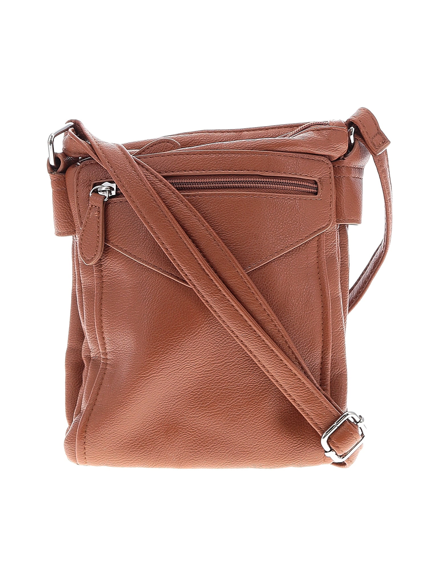Safe Keeper Solid Brown Crossbody Bag One Size 59 off thredUP