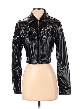 Shein Faux Leather Jacket (view 1)