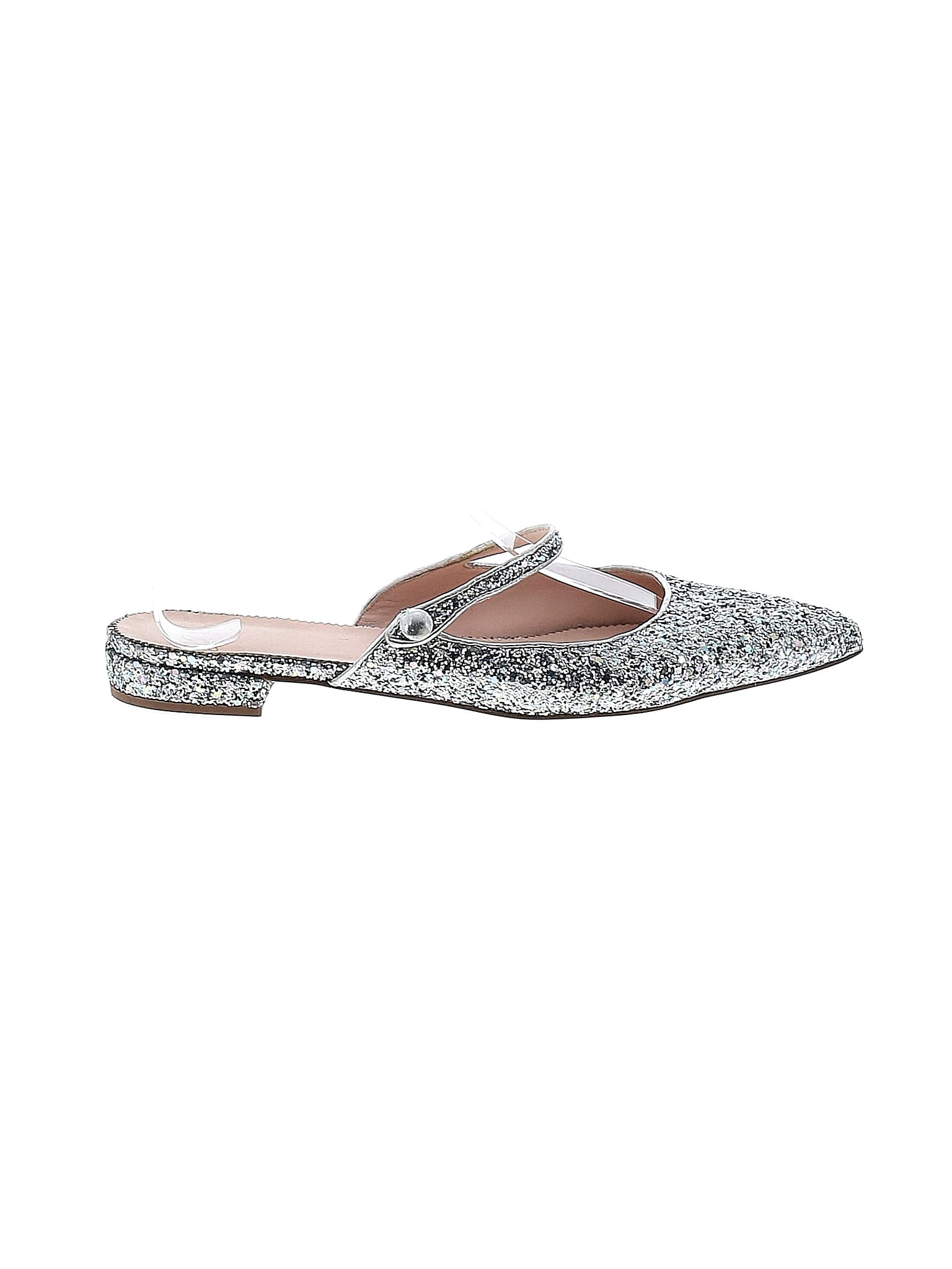 J.Crew Silver Mule/Clog Size 9 - 73% off | ThredUp