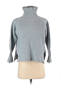Wrap Wool Pullover Sweater (view 1)