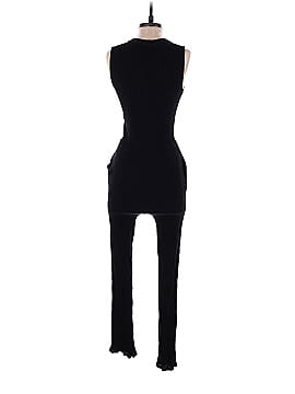 Scoop NYC Solid Black Jumpsuit Size P (petite)