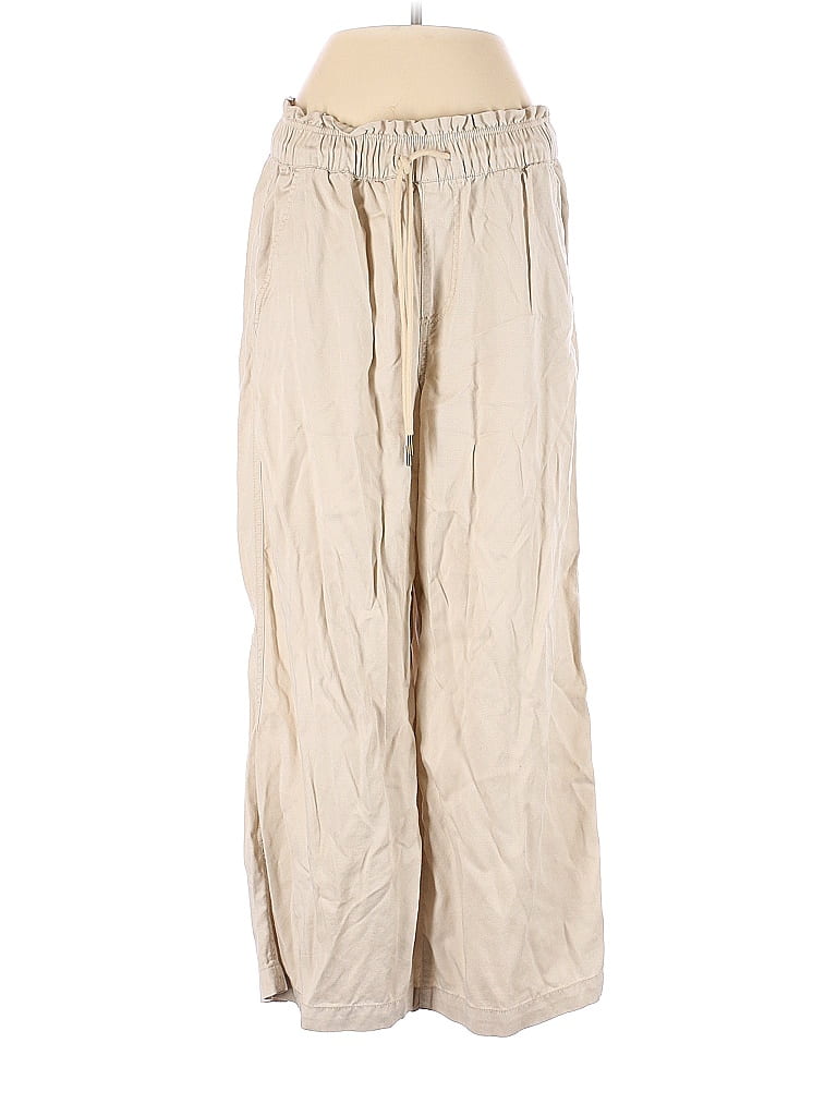 Ann Taylor LOFT 100% Lyocell Solid Tan Ivory Casual Pants Size S - 72% ...