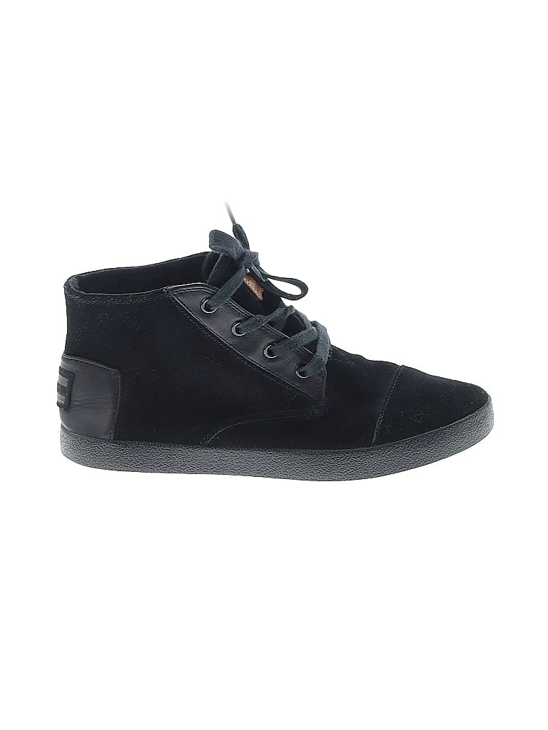 TOMS Solid Black Ankle Boots Size 7 1/2 - 60% off | thredUP