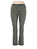 Lands' End Tortoise Green Jeans Size 14 - photo 1
