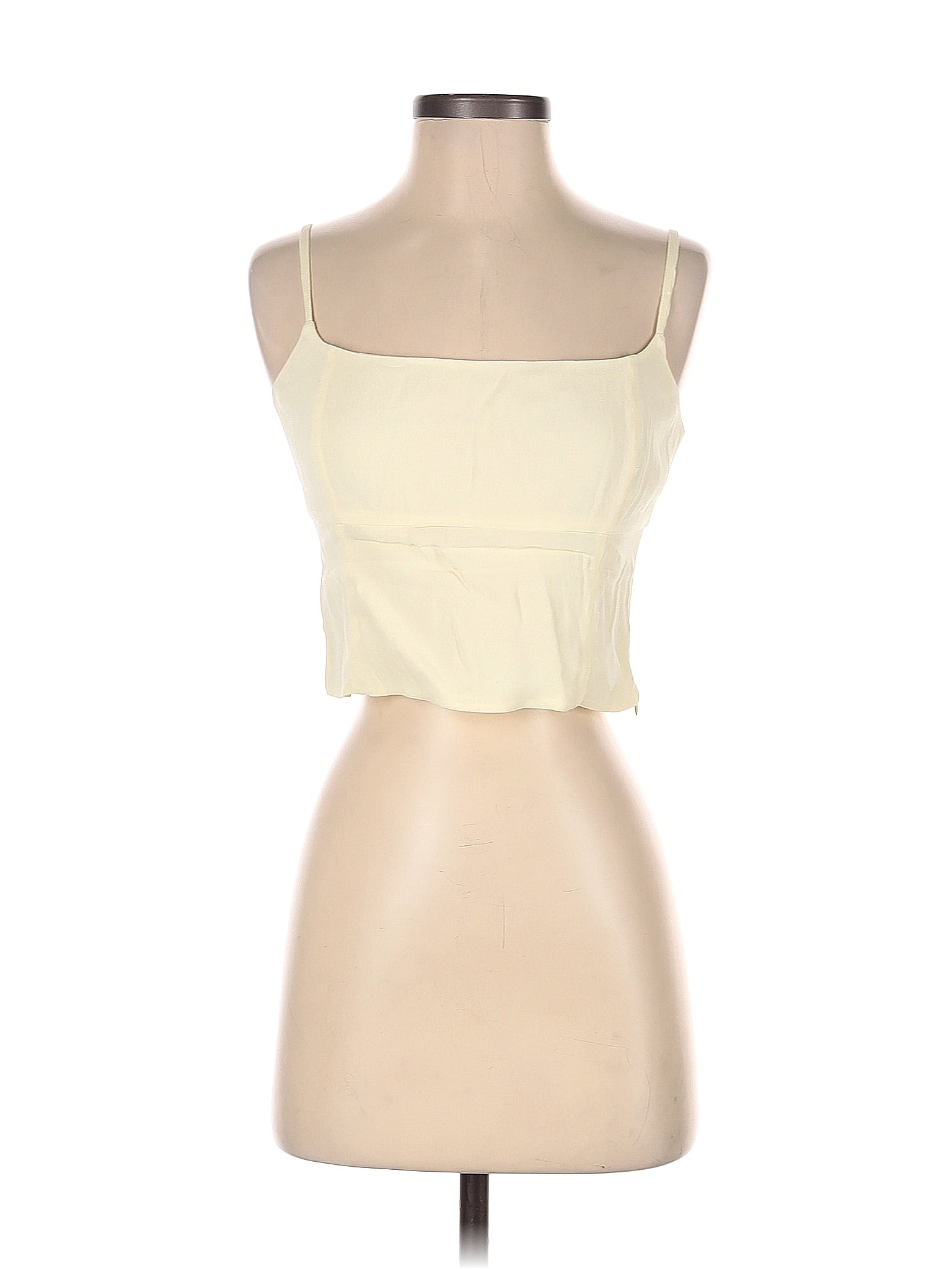 Wilfred Solid Yellow Ivory Sleeveless Blouse Size S - 76% off | thredUP