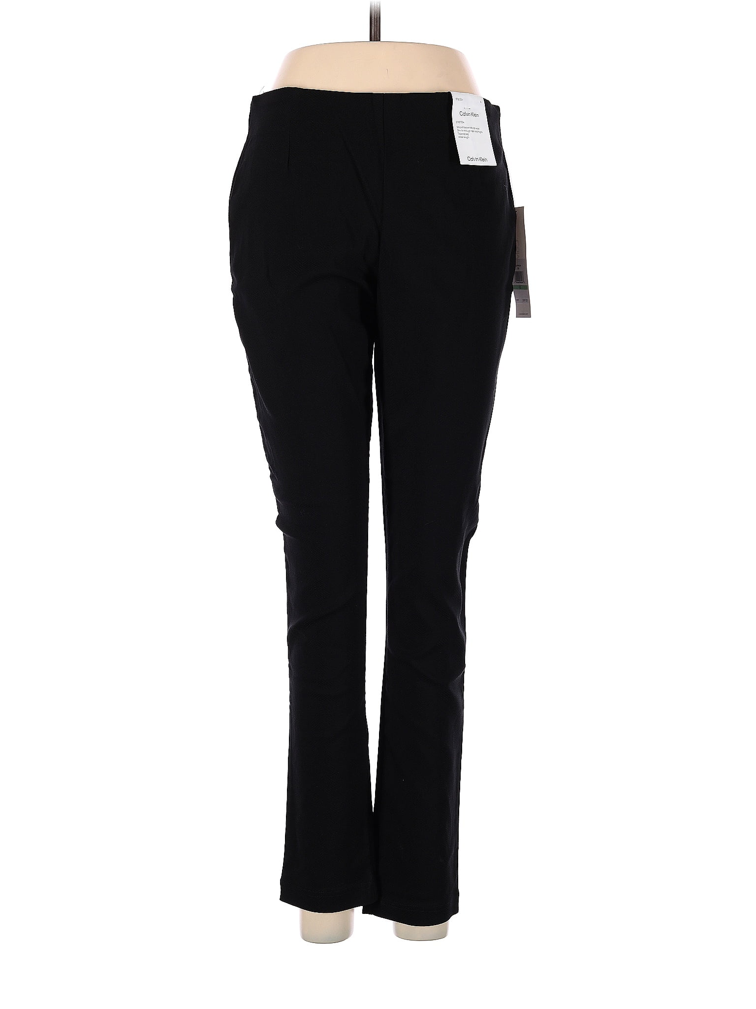 Calvin klein women's black best sale dress pants