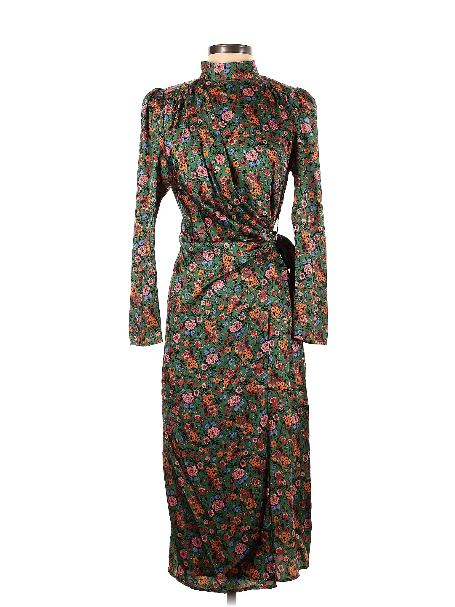 Sandro Floral Multi Color Green Cocktail Dress Size Sm (1) - 77% off ...