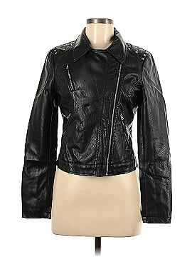 Miss London Faux Leather Jacket (view 1)