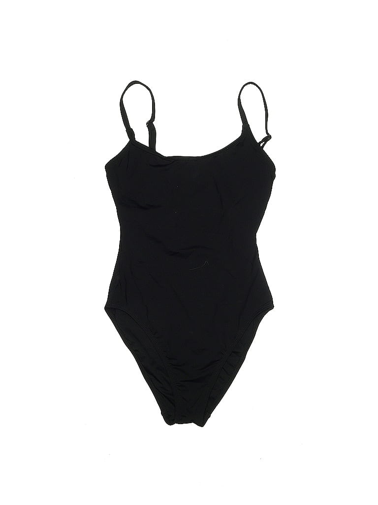 Andie Solid Black One Piece Swimsuit Size XXS - 55% off | thredUP