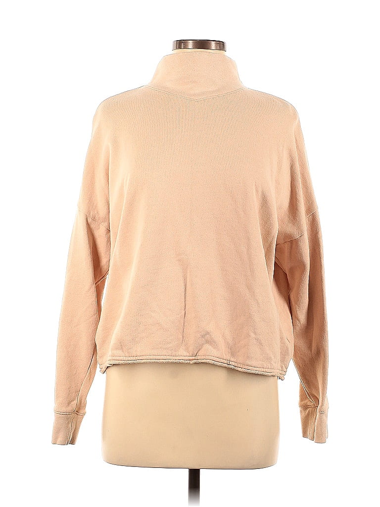 Madewell Color Block Solid Tan Turtleneck Sweater Size M - 66% off ...