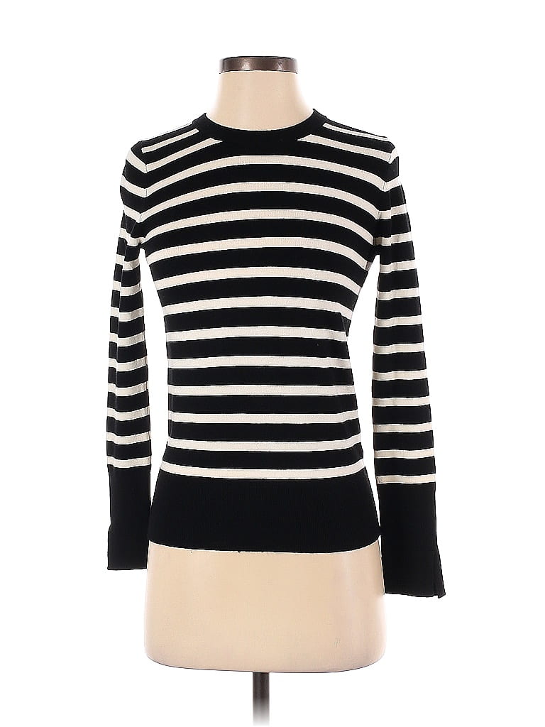 Zara Color Block Stripes Black Pullover Sweater Size S - 51% off | thredUP