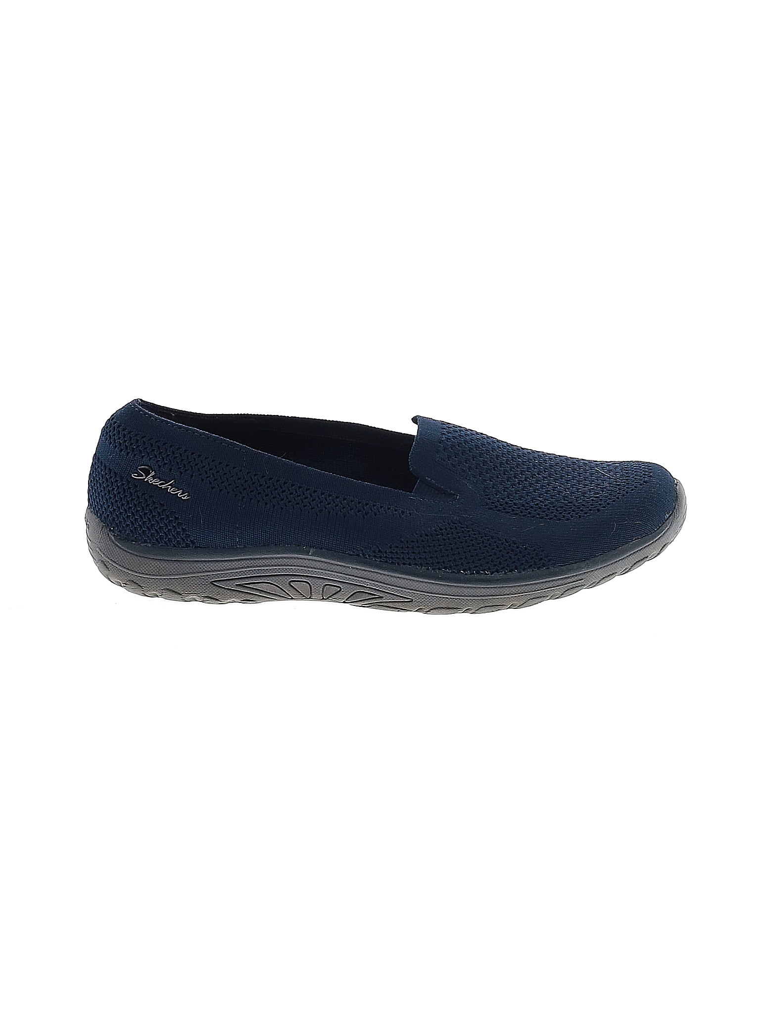 Skechers Solid Navy Blue Flats Size 7 - 65% off | thredUP