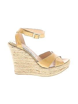 Jimmy Choo Patent Leather Pallis Espadrille Wedges (view 1)