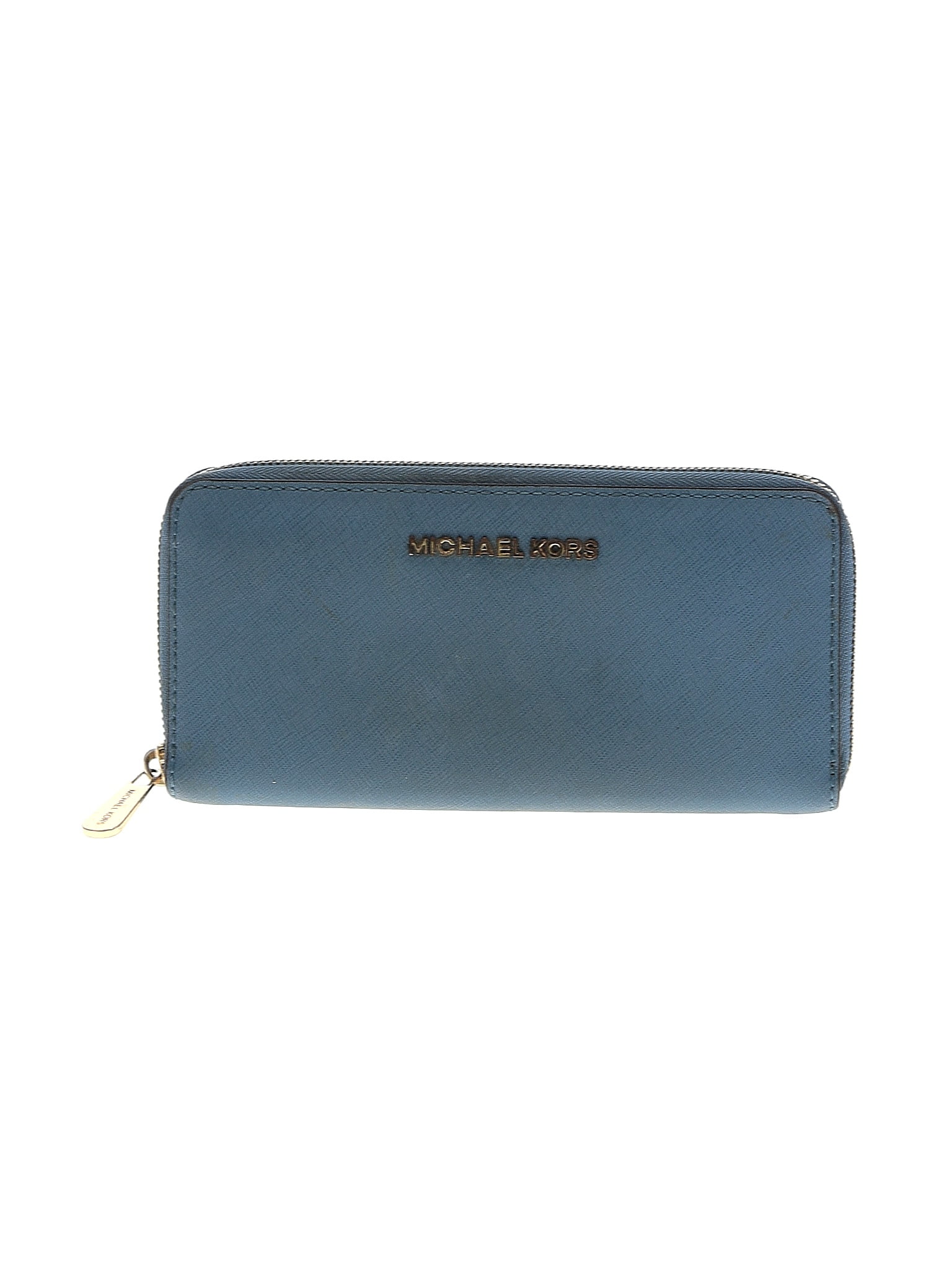 MICHAEL Michael Kors Solid Blue Wallet One Size 83 off thredUP