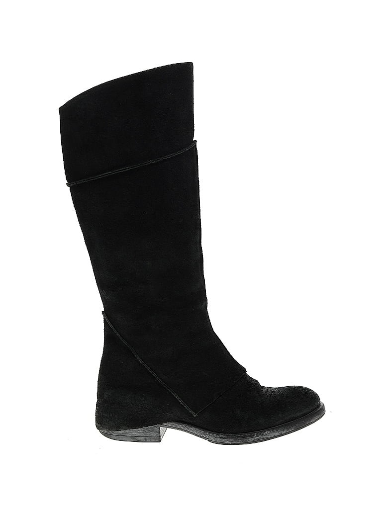 vera wang black ankle boots