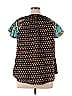 Shein Black Short Sleeve Blouse Size 1X - photo 2