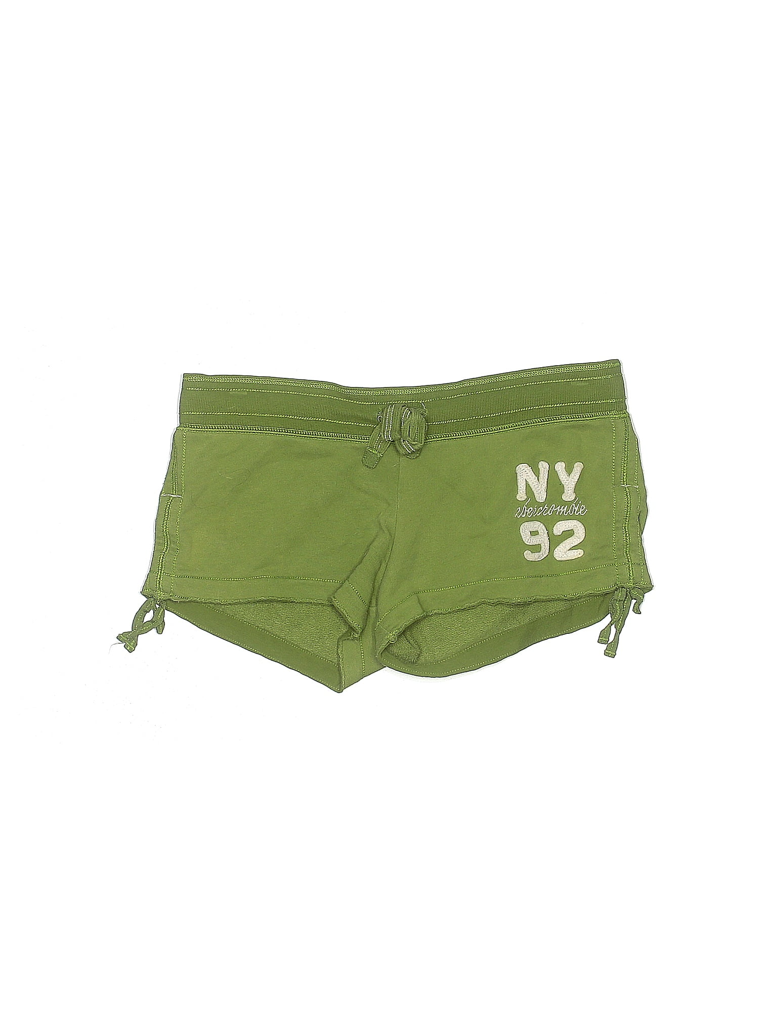 Abercrombie & Fitch Solid Green Shorts Size XL 80 off thredUP