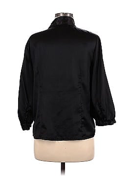 The Limited Long Sleeve Silk Top (view 2)