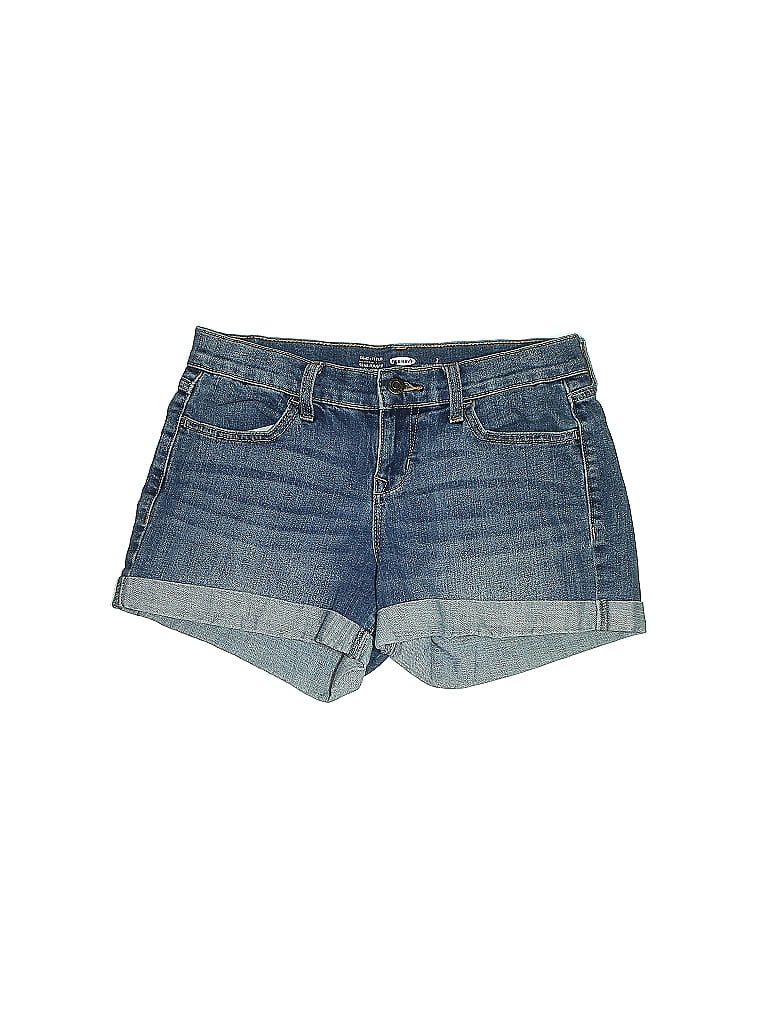 Old Navy Solid Blue Denim Shorts Size 2 - 54% Off | ThredUP