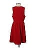 LUCCA Solid Red Casual Dress Size S - photo 2