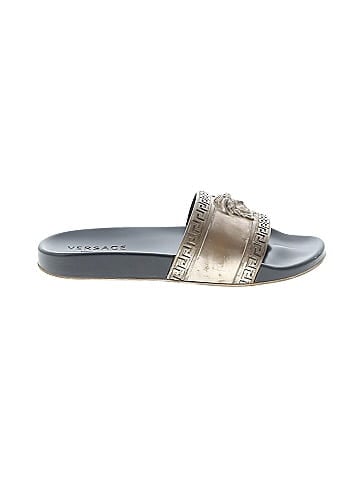 Versace Medusa Embossed Slides  (view 1)